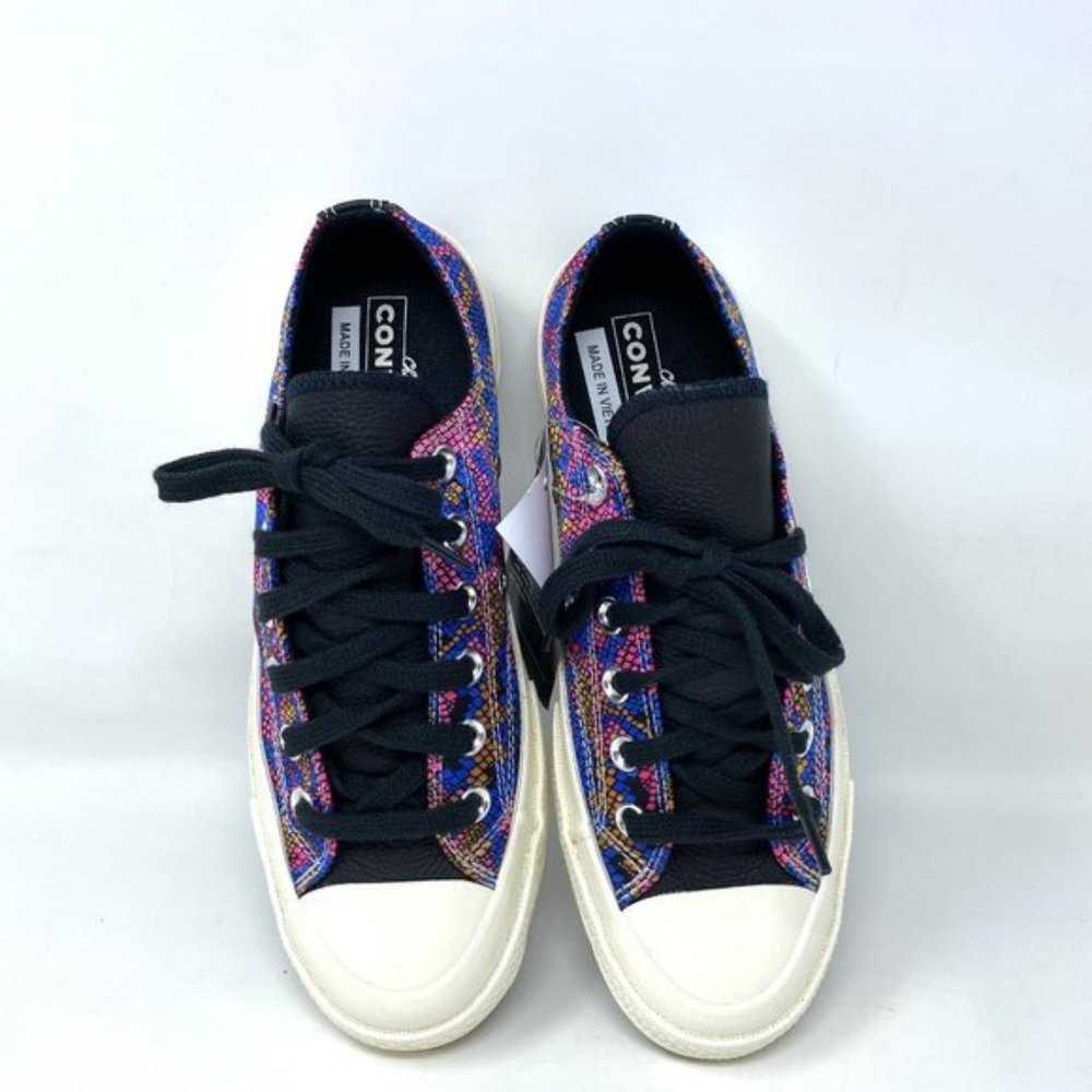 Converse CHUNK 70 OX Blue Pink Egret Canvas Low Top Sneaker Women's Size 570265C - Picture 10 of 11